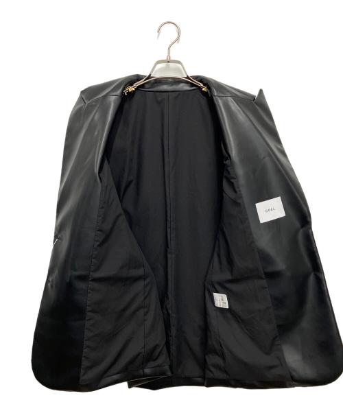 COEL（コエル）COEL (コエル) レザージャケット ブラック サイズ:36の古着・服飾アイテム
