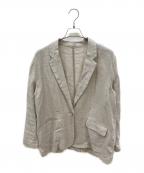 Spick and Spanスピック＆スパン）の古着「リネンエアリージャケット」｜ライトベージュ