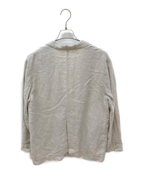 Spick and Span（スピック＆スパン）Spick and Span (スピックアンドスパン) リネンエアリージャケット ライトベージュ サイズ:38の古着・服飾アイテム