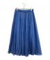 ANAYI (アナイ) シルクコットンローンプリーツスカート ブルー サイズ:38：10000円