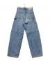 BORDERS at BALCONY (ボーダーズアットバルコニー) WIDE-LEG PAINTER DENIM インディゴ サイズ:38：18000円