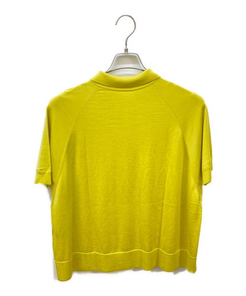 TOMORROW LAND collection（トゥモローランドコレクション）TOMORROW LAND collection (トゥモローランドコレクション) カシミヤシルク ポロカラープルオーバー イエロー サイズ:Sの古着・服飾アイテム