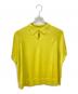 TOMORROW LAND collection（トゥモローランドコレクション）の古着「カシミヤシルク ポロカラープルオーバー」｜イエロー