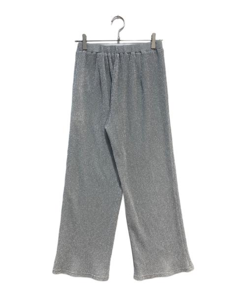 Spick and Span（スピック＆スパン）Spick and Span (スピックアンドスパン) ラメセミワイドイージーパンツ グレー サイズ:36 未使用品の古着・服飾アイテム