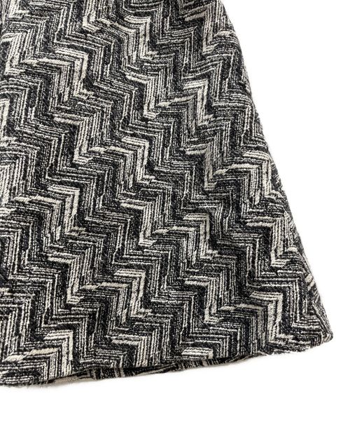 ANAYI（アナイ）ANAYI (アナイ) ニット切替ワンピース ブラック サイズ:34の古着・服飾アイテム