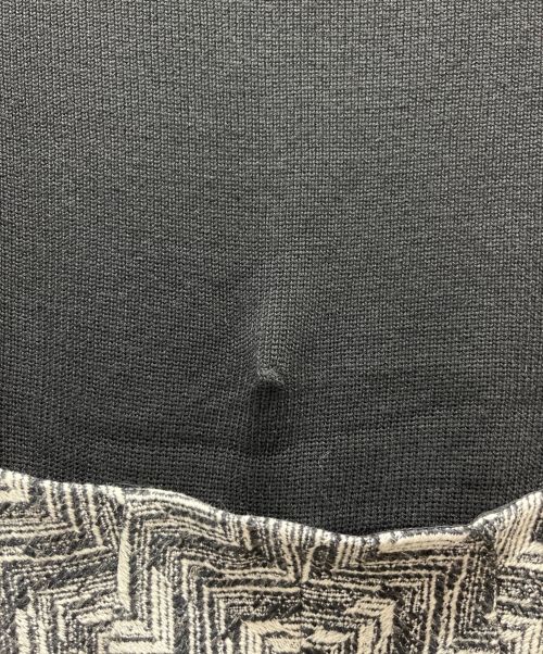 ANAYI（アナイ）ANAYI (アナイ) ニット切替ワンピース ブラック サイズ:34の古着・服飾アイテム