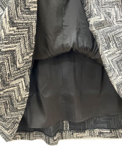 ANAYI（アナイ）ANAYI (アナイ) ニット切替ワンピース ブラック サイズ:34の古着・服飾アイテム