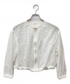 ANAYIアナイ）の古着「シアーブルゾン」｜ホワイト