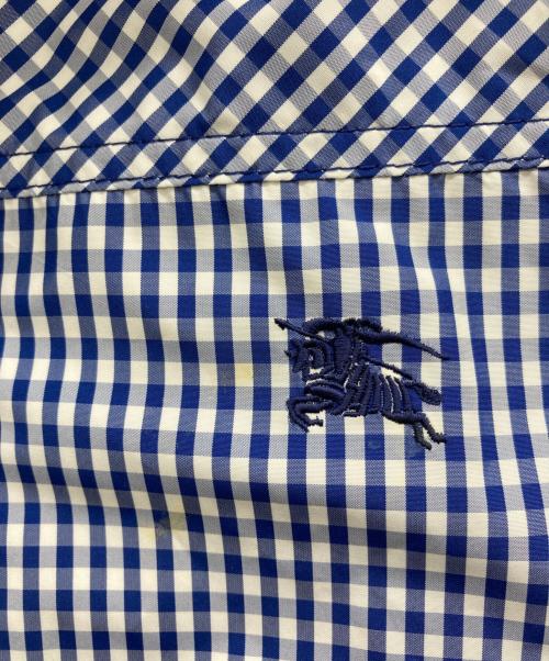 BURBERRY BLACK LABEL（バーバリーブラックレーベル）BURBERRY BLACK LABEL (バーバリーブラックレーベル) ギンガムチェックジップジャケット ブルー サイズ:Mの古着・服飾アイテム