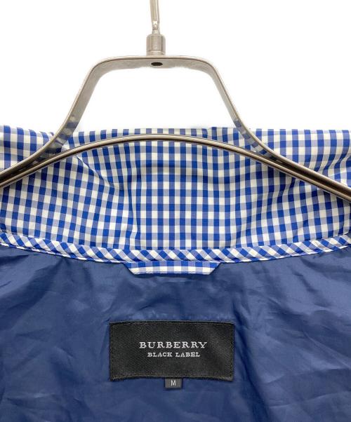 BURBERRY BLACK LABEL（バーバリーブラックレーベル）BURBERRY BLACK LABEL (バーバリーブラックレーベル) ギンガムチェックジップジャケット ブルー サイズ:Mの古着・服飾アイテム