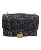 JIMMY CHOOジミーチュウ）の古着「チェーンショルダーバッグ」｜ブラック