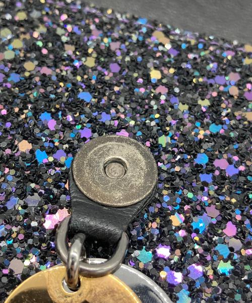 JIMMY CHOO（ジミーチュウ）JIMMY CHOO (ジミーチュウ) チェーンショルダーバッグ ブラックの古着・服飾アイテム