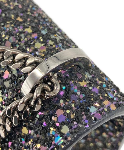 JIMMY CHOO（ジミーチュウ）JIMMY CHOO (ジミーチュウ) チェーンショルダーバッグ ブラックの古着・服飾アイテム