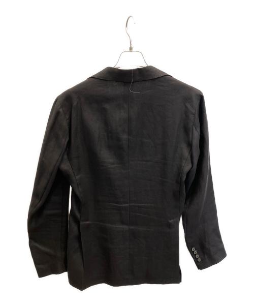 TAGLIATORE（タリアトーレ）TAGLIATORE (タリアトーレ) リネン2Bジャケット ブラック サイズ:46の古着・服飾アイテム