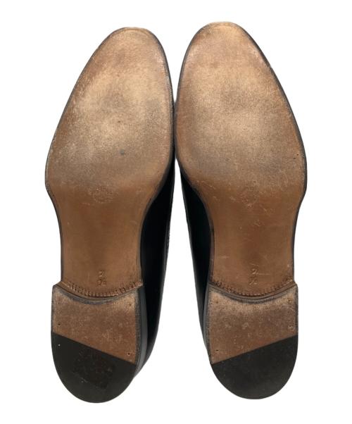 ENZO BONAFE（エンツォボナフェ）ENZO BONAFE (エンツォボナフェ) ウィングチップ タッセルスリッポン ブラック サイズ:7 1/2の古着・服飾アイテム