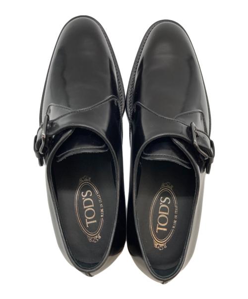 TOD'S（トッズ）TOD'S (トッズ) モンクストラップシューズ ブラック サイズ:8の古着・服飾アイテム