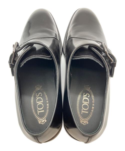 TOD'S（トッズ）TOD'S (トッズ) モンクストラップシューズ ブラック サイズ:8の古着・服飾アイテム