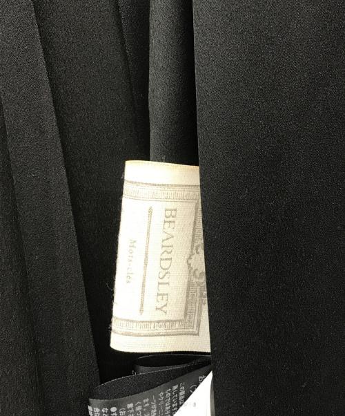 BEARDSLEY（ビアズリー）BEARDSLEY (ビアズリー) 後ろプリーツシャツワンピース ブラック サイズ:Fの古着・服飾アイテム