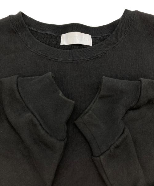 AP STUDIO（エーピーストゥディオ）AP STUDIO (エーピーストゥディオ) PRINT SWEAT PULLOVER ブラック サイズ:FREEの古着・服飾アイテム