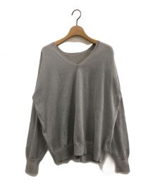 SLOANE（スローン）の古着「2WAYラメニット」｜グレー