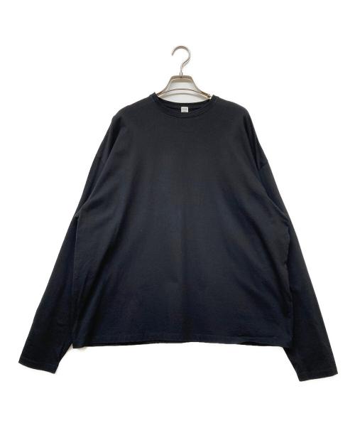 Thehighlights（ザハイライツ）thehighlights (ザハイライツ) big LS tee ブラック サイズ:1の古着・服飾アイテム