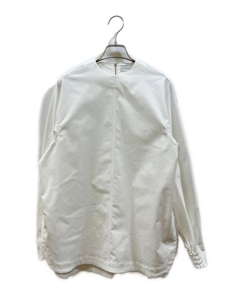 HYKE（ハイク）HYKE (ハイク) TASLAN TWILL TOPブラウス ホワイト サイズ:2の古着・服飾アイテム