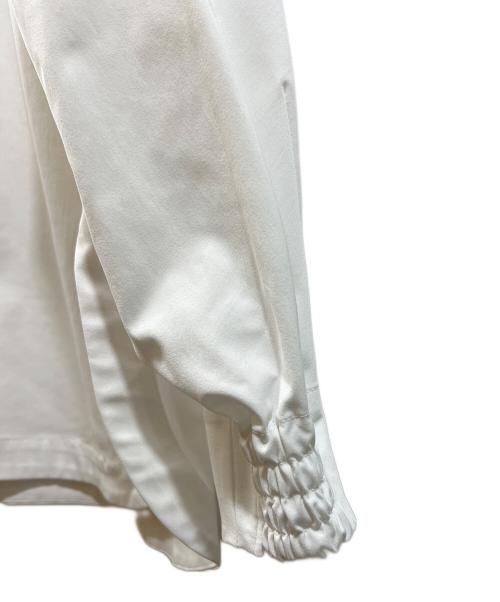 HYKE（ハイク）HYKE (ハイク) TASLAN TWILL TOPブラウス ホワイト サイズ:2の古着・服飾アイテム