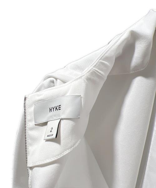 HYKE（ハイク）HYKE (ハイク) TASLAN TWILL TOPブラウス ホワイト サイズ:2の古着・服飾アイテム