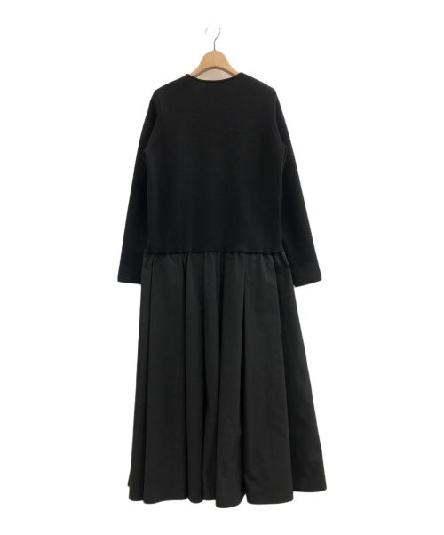 l’heritage martinique（レリタージュ マルティニーク）l’heritage martinique (レリタージュ マルティニーク) スーパーエキストラメリノワンピース ブラック サイズ:FREEの古着・服飾アイテム