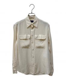 POLO RALPH LAUREN（ポロ・ラルフローレン）の古着「シルクシャツ」｜ベージュ