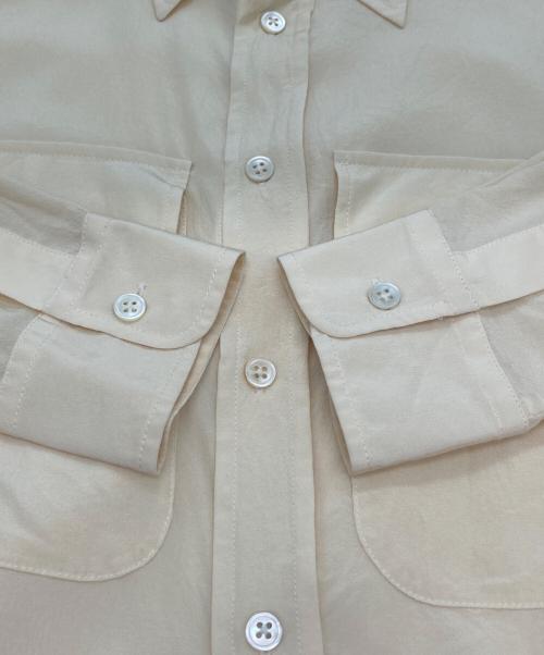 POLO RALPH LAUREN（ポロ・ラルフローレン）POLO RALPH LAUREN (ポロ・ラルフローレン) シルクシャツ ベージュの古着・服飾アイテム