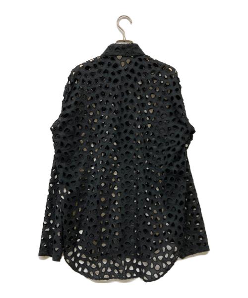 ERiKOKATORi（エリコカトリ）ERiKOKATORi (エリコカトリ) cutwork shirts ブラック サイズ:Freeの古着・服飾アイテム