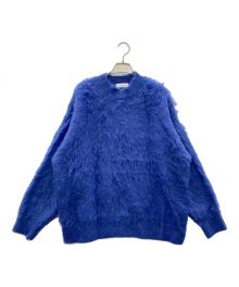 MAISON SPECIAL（メゾンスペシャル）の古着「Shaggy Knit Pullover（シャギーニットプルオーバー）」｜ブルー