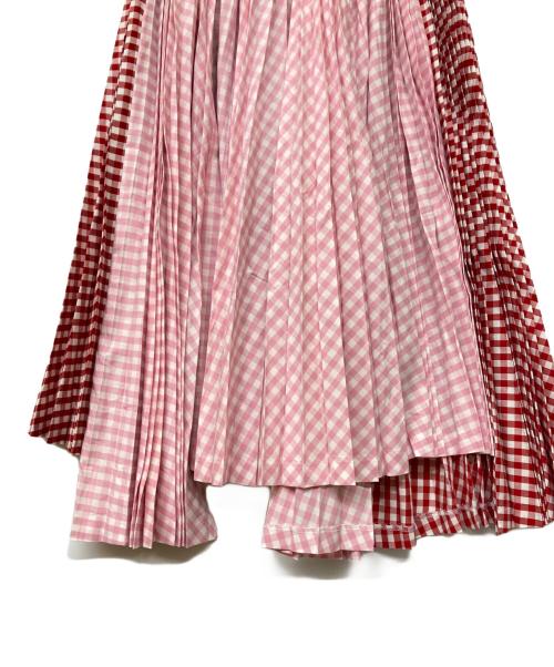 COMME des GARCONS GIRL（コムデギャルソンガール）COMME des GARCONS GIRL (コムデギャルソンガール) ギンガムスカート レッド×ピンク サイズ:Sの古着・服飾アイテム