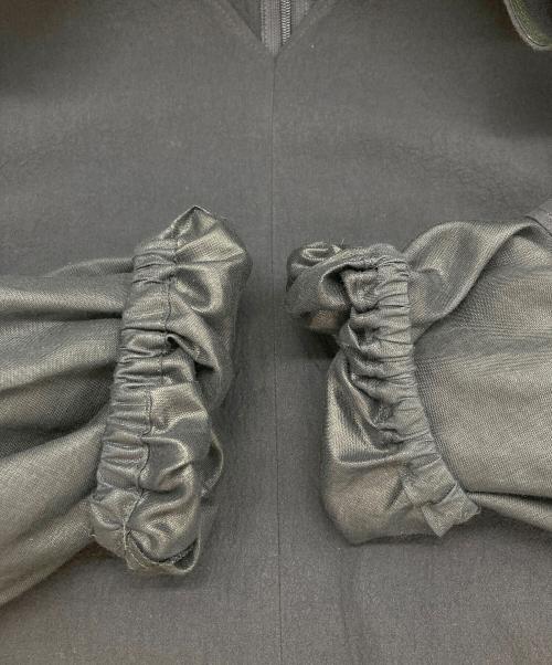 Noble（ノーブル）Noble (ノーブル) ランタンパフスリーブブラウス ネイビー サイズ:FREEの古着・服飾アイテム