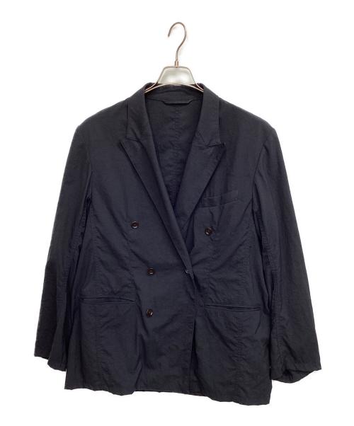 Wild Life Tailor（ワイルドライフテイラー）Wild Life Tailor (ワイルドライフテイラー) ナイロンタスランOX ダブルブレストジャケット ネイビー サイズ:Ｌの古着・服飾アイテム