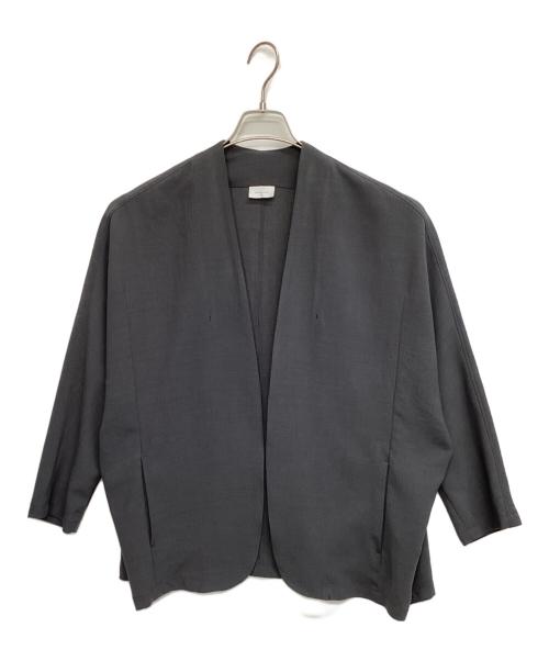 NO CONTROL AIR（ノーコントロールエアー）no control air (ノーコントロールエアー) ドレープカルゼドルマンスリーブジャケット グレー サイズ:3の古着・服飾アイテム