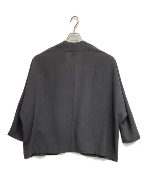 NO CONTROL AIR（ノーコントロールエアー）no control air (ノーコントロールエアー) ドレープカルゼドルマンスリーブジャケット グレー サイズ:3の古着・服飾アイテム