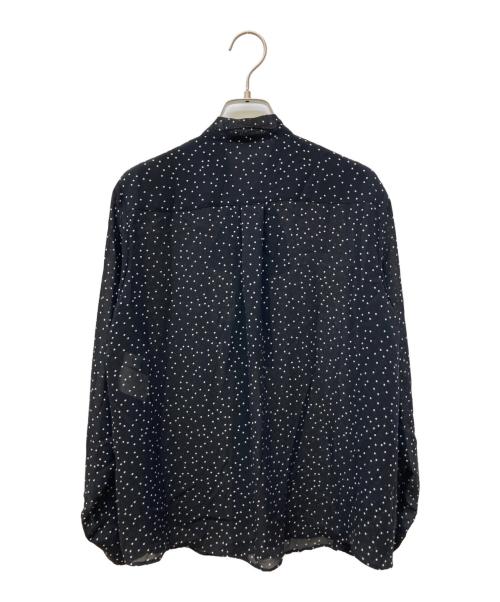 MACKINTOSH PHILOSOPHY（マッキントッシュ フィロソフィー）MACKINTOSH PHILOSOPHY (マッキントッシュ フィロソフィー) ドットプリントボウブラウス ブラック サイズ:38 未使用品の古着・服飾アイテム