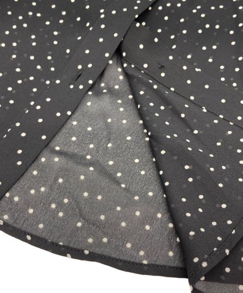 MACKINTOSH PHILOSOPHY（マッキントッシュ フィロソフィー）MACKINTOSH PHILOSOPHY (マッキントッシュ フィロソフィー) ドットプリントボウブラウス ブラック サイズ:38 未使用品の古着・服飾アイテム