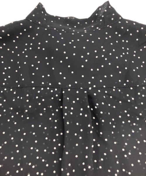 MACKINTOSH PHILOSOPHY（マッキントッシュ フィロソフィー）MACKINTOSH PHILOSOPHY (マッキントッシュ フィロソフィー) ドットプリントボウブラウス ブラック サイズ:38 未使用品の古着・服飾アイテム