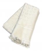 BVLGARIブルガリ）の古着「ロゴマニアストール」｜ベージュ