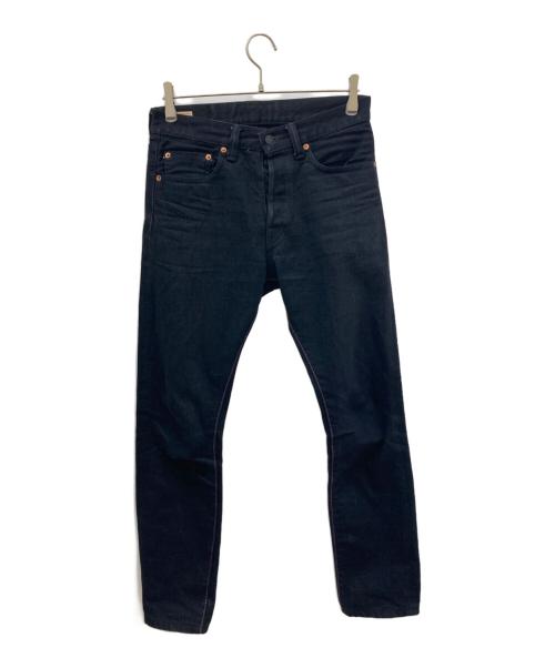 MOMOTARO JEANS（桃太郎ジーンズ）MOMOTARO JEANS (桃太郎ジーンズ) 出陣ナローテーパードボタンフライ ブラック サイズ:	SIZE 73.5cm (W29)の古着・服飾アイテム