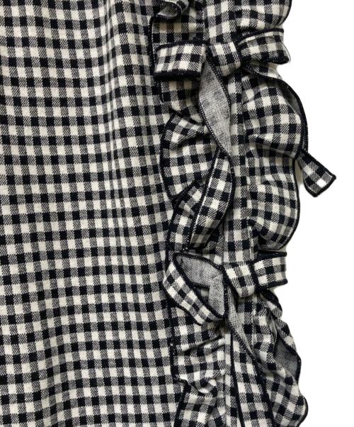 Candy Stripper（キャンディーストリッパー）Candy Stripper (キャンディーストリッパー) DECORATIVE RIBBON パンツ ホワイト×ブラック サイズ:2の古着・服飾アイテム