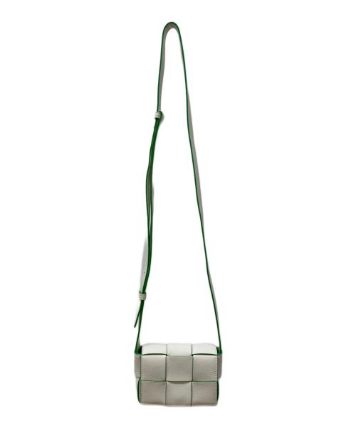 BOTTEGA VENETA（ボッテガベネタ）BOTTEGA VENETA (ボッテガベネタ) ミニショルダーバッグ アイボリー サイズ:-の古着・服飾アイテム