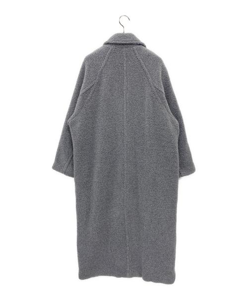 outersunset（アウターサンセット）outersunset (アウターサンセット) ボアロングコート グレー サイズ:ＳＩＺＥ　Ｍの古着・服飾アイテム