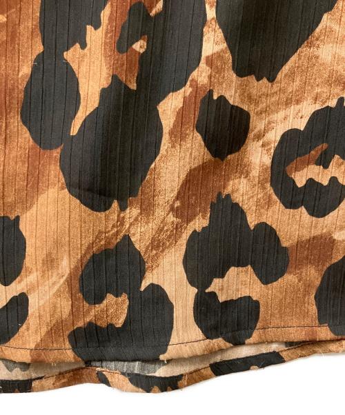 MAISON SPECIAL（メゾンスペシャル）MAISON SPECIAL (メゾンスペシャル) レオパードキャミワンピース ブラウン サイズ:Fの古着・服飾アイテム