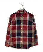 BLACK LABEL CRESTBRIDGEブラックレーベル クレストブリッジ）の古着「チェックシャツ」｜レッド