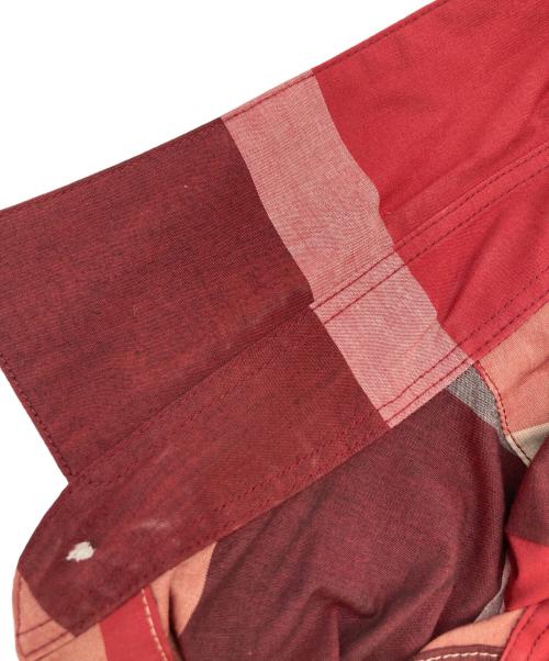 BLACK LABEL CRESTBRIDGE（ブラックレーベル クレストブリッジ）BLACK LABEL CRESTBRIDGE (ブラックレーベル クレストブリッジ) チェックシャツ レッド サイズ:Mの古着・服飾アイテム