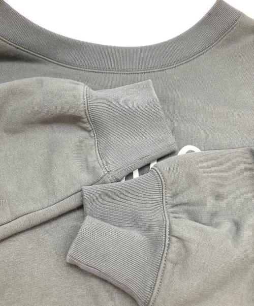 stola.（ストラ）stola. (ストラ) ロゴスウェットカットソープルオーバー チャコールグレー サイズ:FREEの古着・服飾アイテム